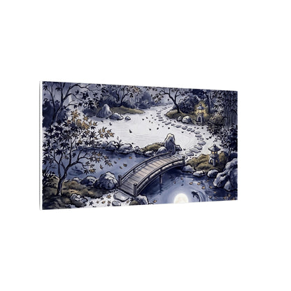 Torii Gate Enso Canvas Art | Contemplative Zen Art