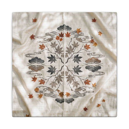 Elegant Silk Drape Canvas Art - Japanese Pattern Japandi