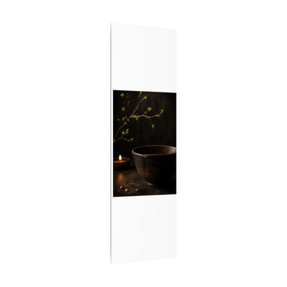 Moody Ceramic Bowl Canvas Art - Shadow Zen Dark Japandi