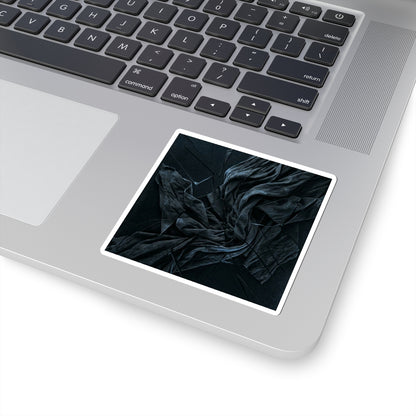 Silk Drape Winter Sticker | Dark Japandi Atmospheric Design