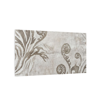 Japandi Fern Unfurling in Overcast | Japanese Pattern Canvas Art