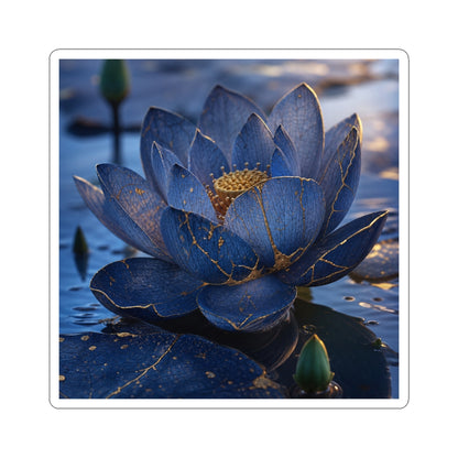 Lotus Flower Spring Sticker | Kintsugi Philosophical Design