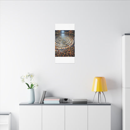 Moonlight Water Ripple Canvas Art - Kintsugi Fukinsei