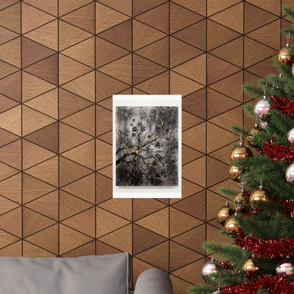 Cherry Blossom Summer Wall Art Print | Kintsugi Beautiful Design