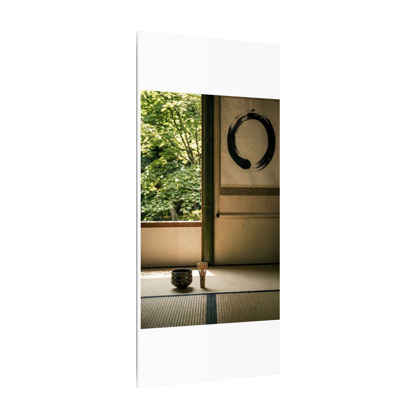 Tea Ceremony Enso Canvas Art | Serene Zen Art