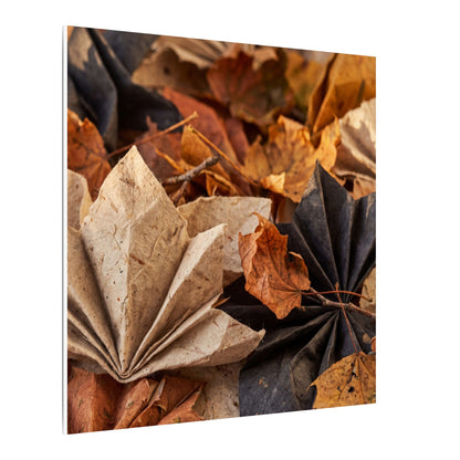 Paper Fold Texture Canvas Art | Elegant Japandi Art