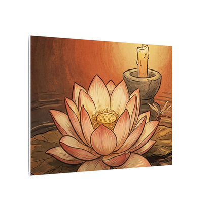 Fukinsei Dried Flowers Canvas Art - Japandi Texture