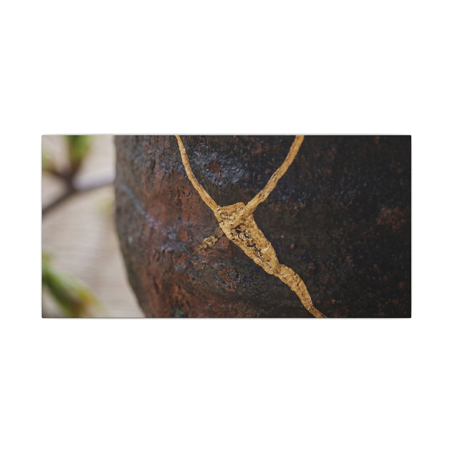 Dawn Tea Ceremony Canvas Art - Kintsugi Mono No Aware