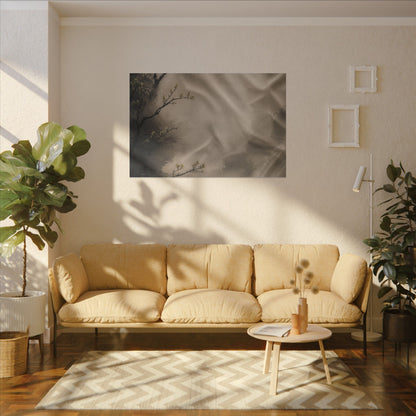 Silk Drape Canvas Art | Spring Japandi Japanese Pattern Art