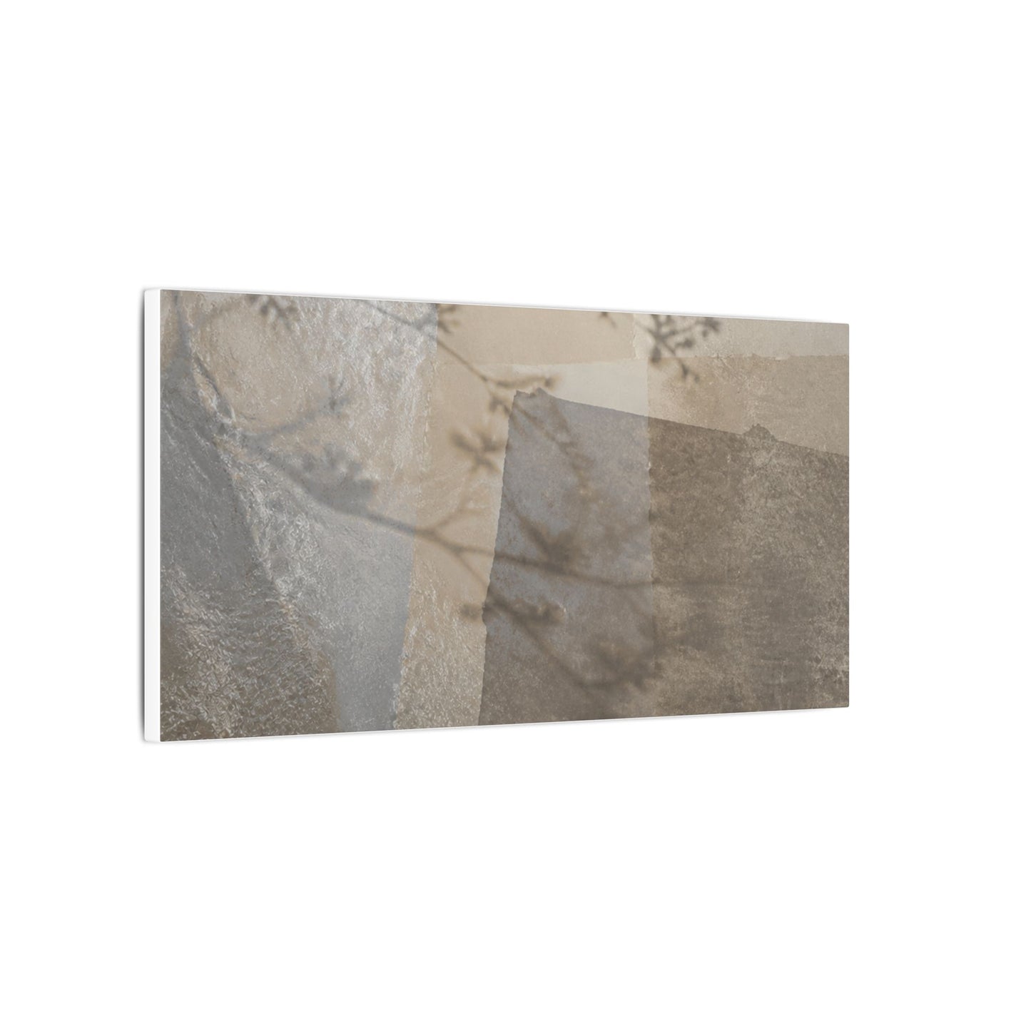 Neutral Shadow Play Canvas Art - Texture Japandi