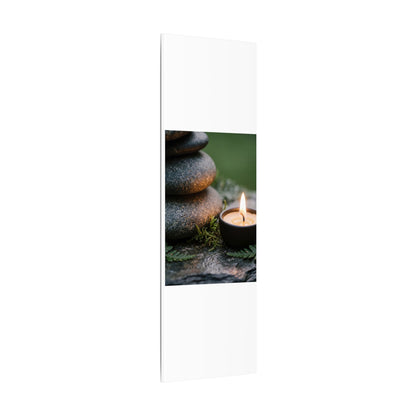 Warm River Stones Canvas Art - Japanese Pattern Japandi