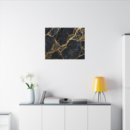 Kintsugi Gold Vein Canvas Art