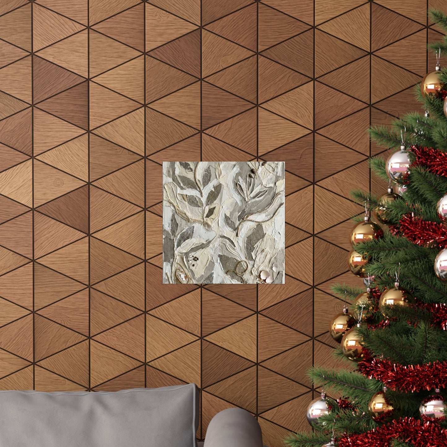 Japandi Textured Wall Art Print