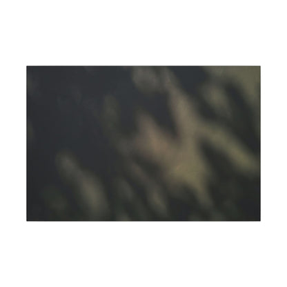 Dappled Shadow Play Canvas Art - Dark Japandi Ma