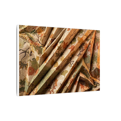 Paper Fold Autumn Canvas Art | Japandi Earthy Design