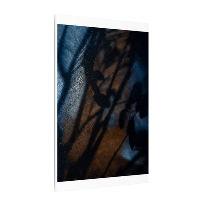 Moonlight Shadow Play Canvas Art - Dark Japandi Ma