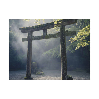 Torii Gate Canvas Art | Spring Zen Karesansui Art