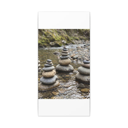 Bamboo Grove Winter Canvas Art | Zen Serene Design