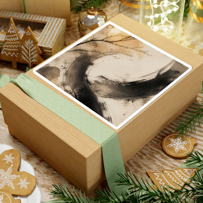 Ma Ink Brushstroke Sticker - Japandi Watercolor