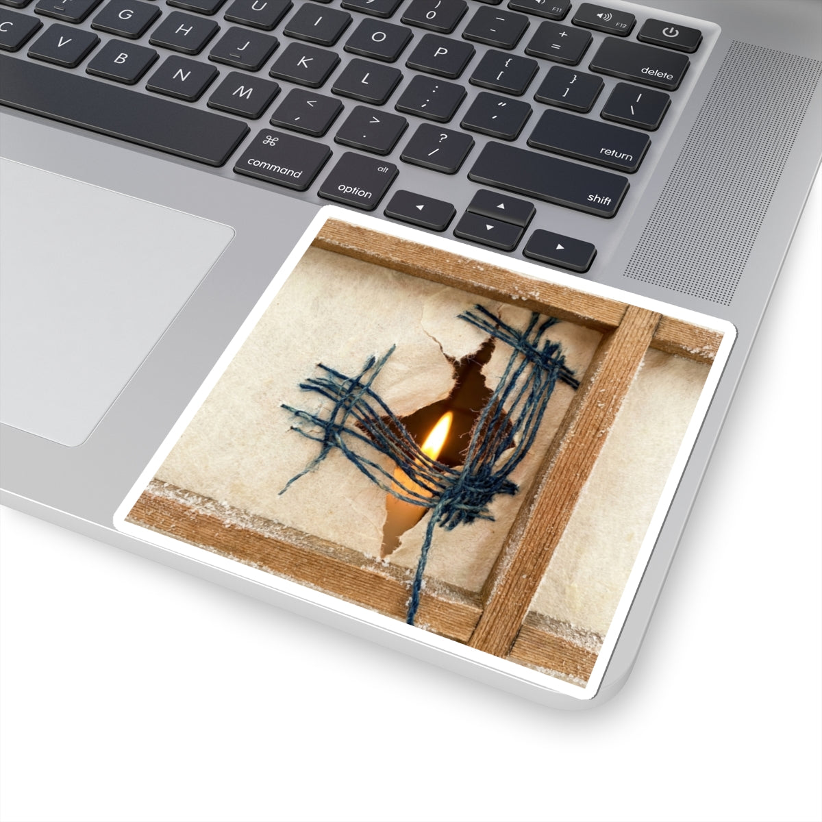 Candlelight Shoji Screen Sticker - Kintsugi Kanso