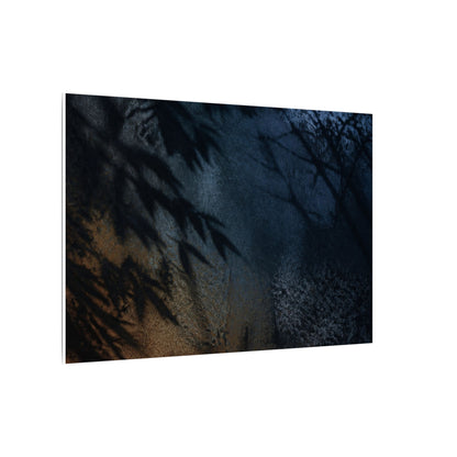 Kanso Shadow Play Canvas Art - Dark Japandi Shadow Zen
