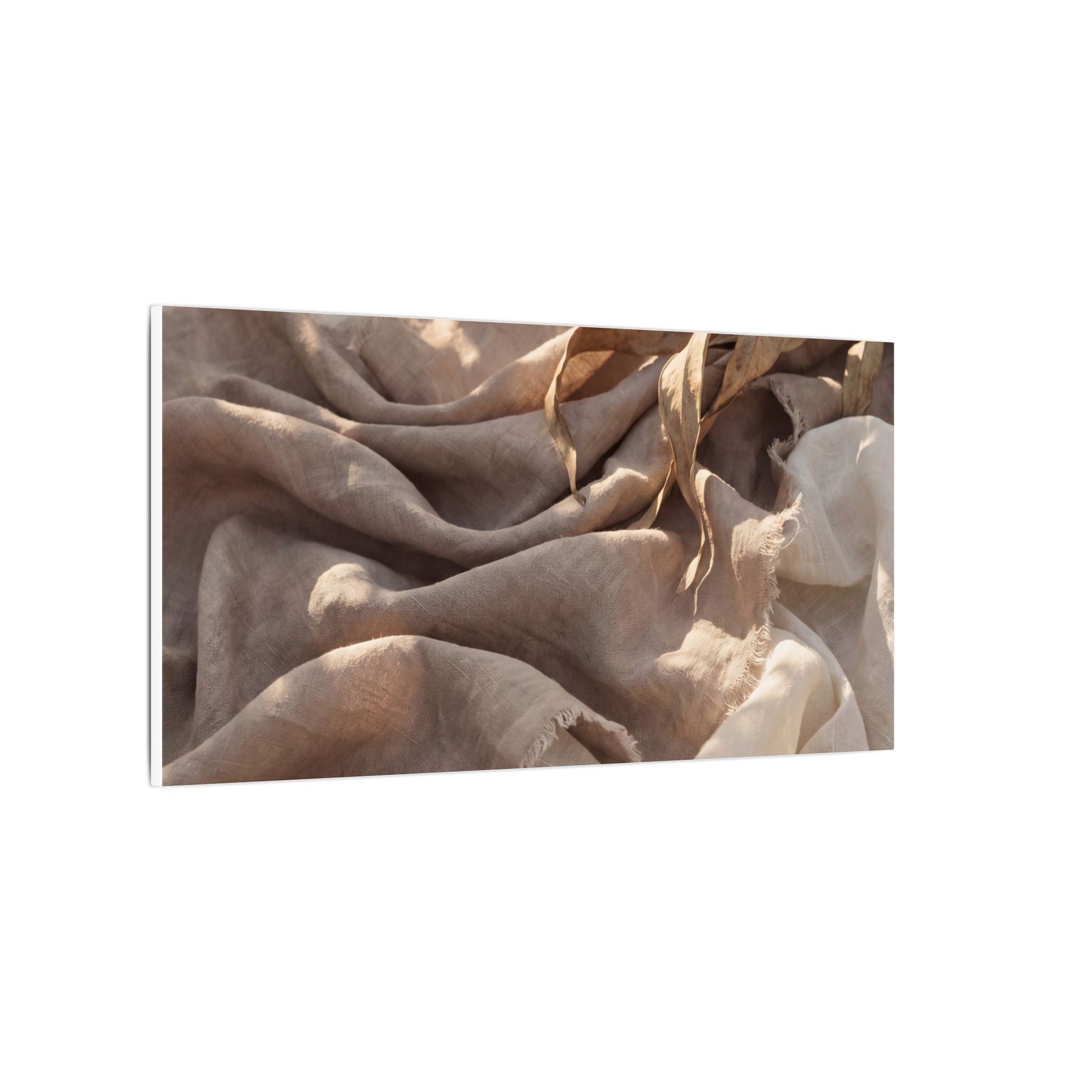 Silk Drape Summer Canvas Art | Japandi Neutral Design Art Print