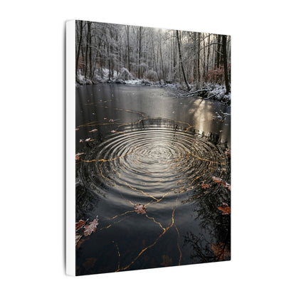Water Ripple Broken Beauty Canvas Art | Artful Kintsugi Art
