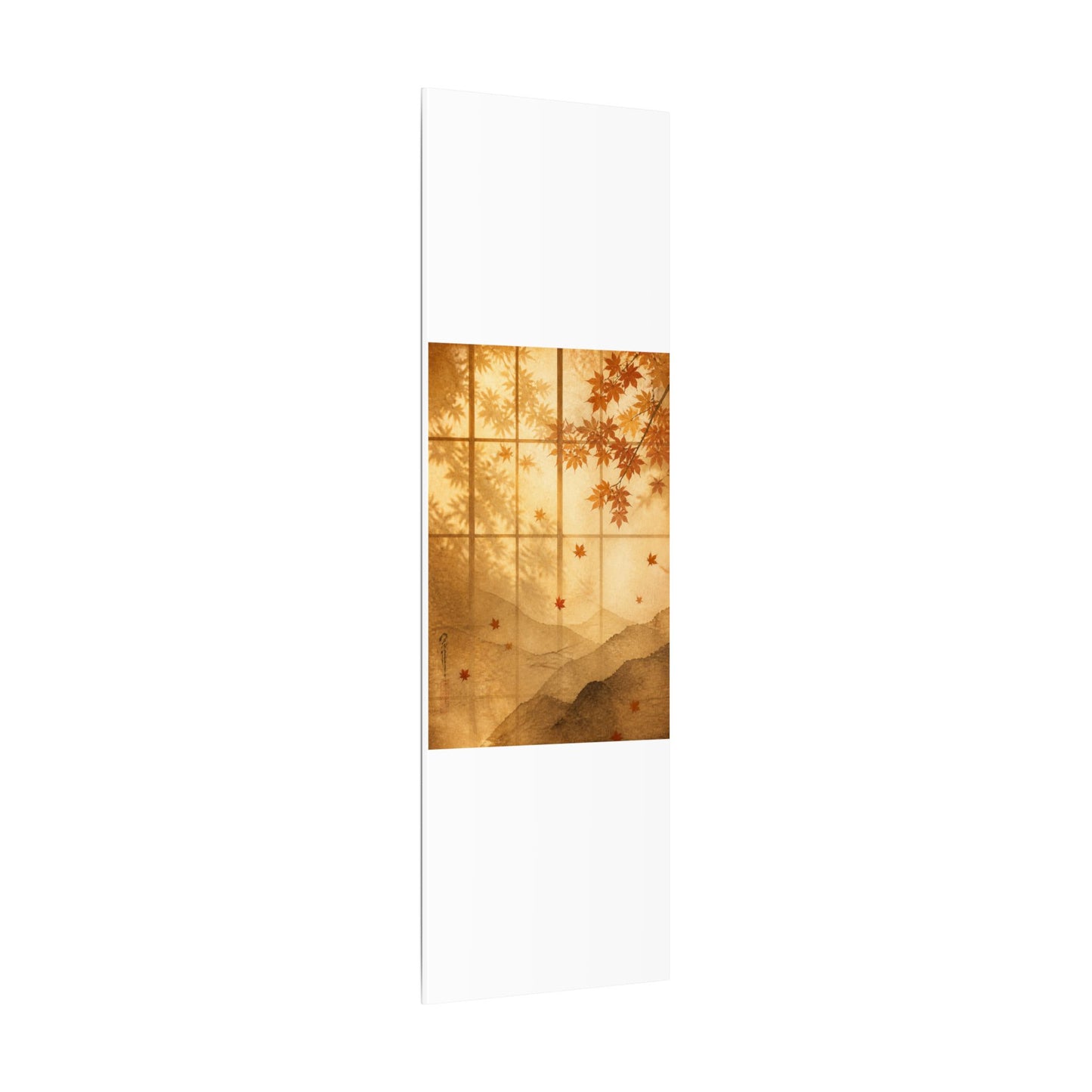 Shoji Screen Texture Canvas Art | Earthy Japandi Art
