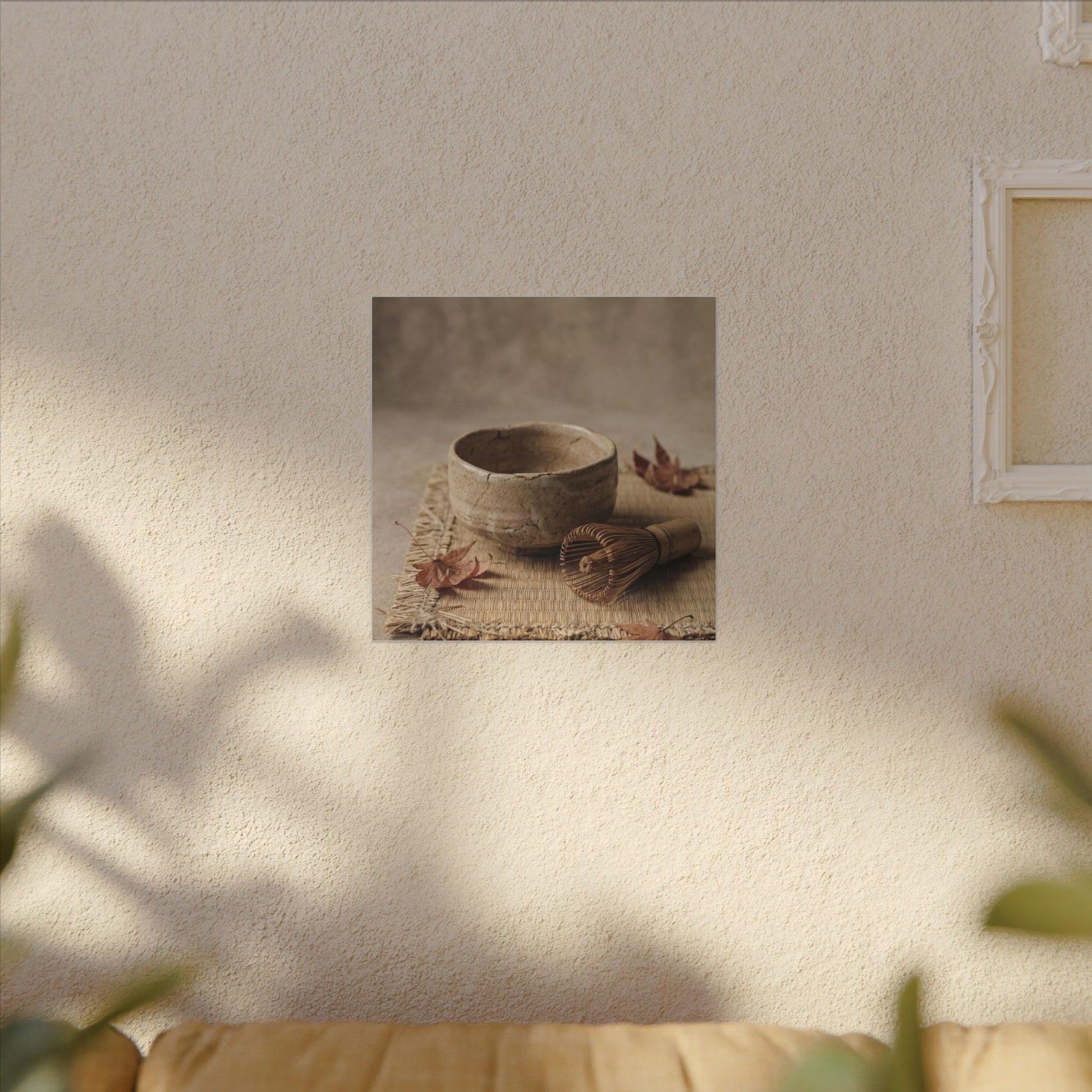 Ma Tea Ceremony Canvas Art - Japandi Texture Art Print