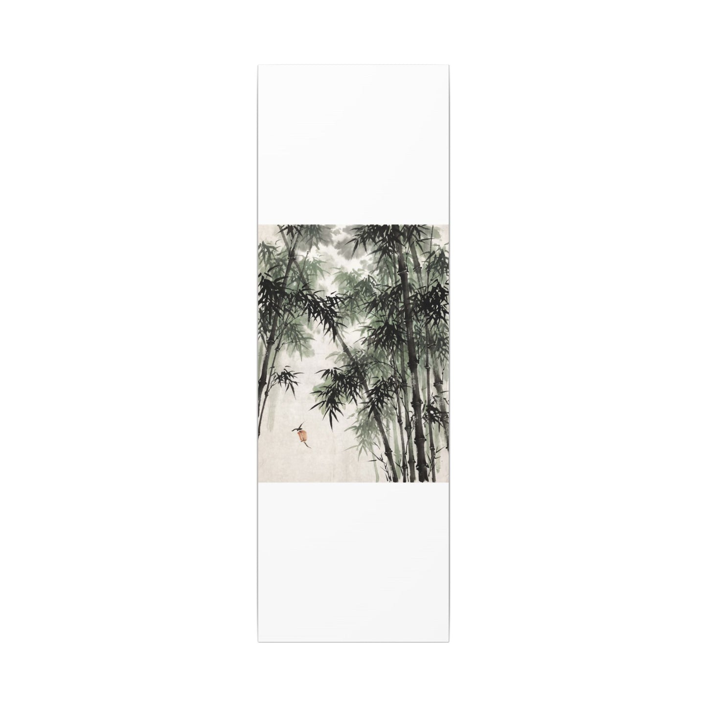 Zen Bamboo Grove in Overcast | Sumi E Canvas Art