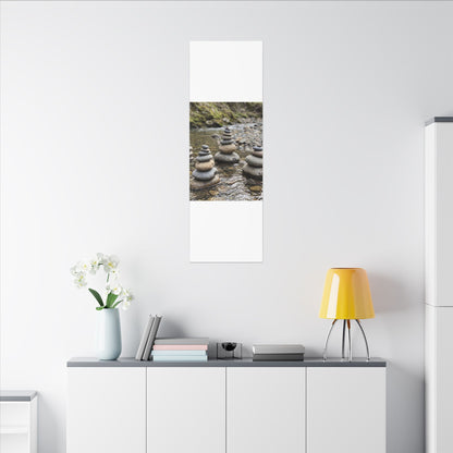 Bamboo Grove Winter Canvas Art | Zen Serene Design