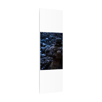 Moody Stone Lantern Canvas Art - Shadow Zen Dark Japandi