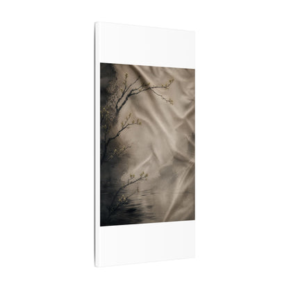 Silk Drape Canvas Art | Spring Japandi Japanese Pattern Art