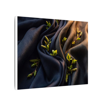 Spring Silk Drape Moody Minimal Canvas Art | Luxurious Decor
