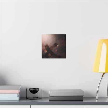 Moody Ink Brushstroke Canvas Art - Moody Minimal Dark Japandi