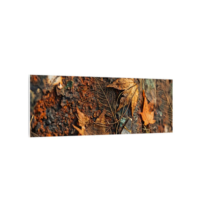 Rust Patina Canvas Art | Autumn Japandi Texture Art