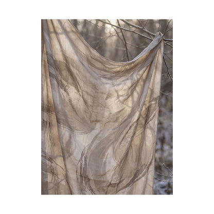 Dappled Silk Drape Wall Art Print - Japandi Ma