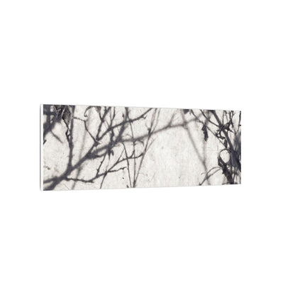 Winter Shadow Play Japanese Pattern Canvas Art | Elegant Decor