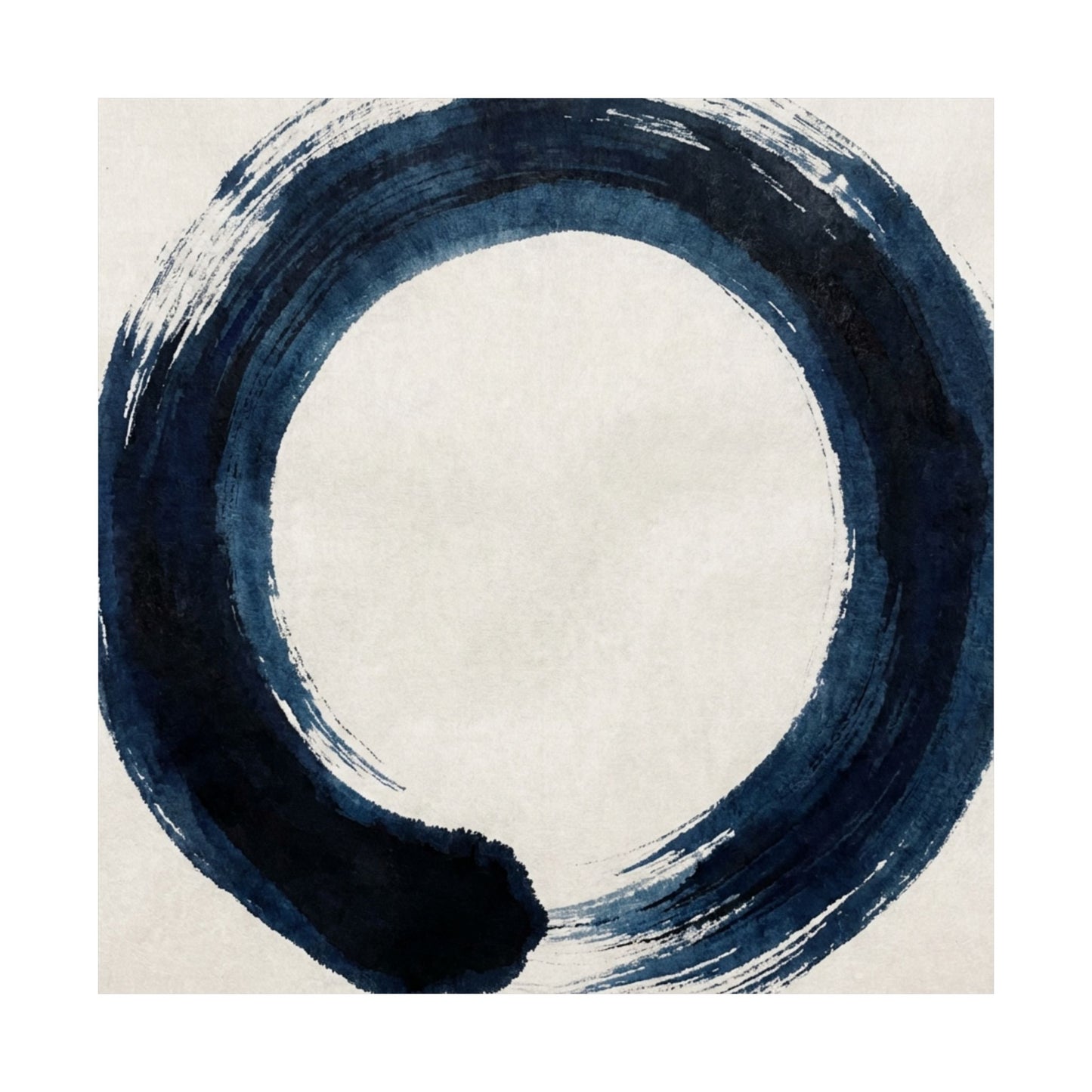 Balanced Meditation Zen Enso Wall Art Print