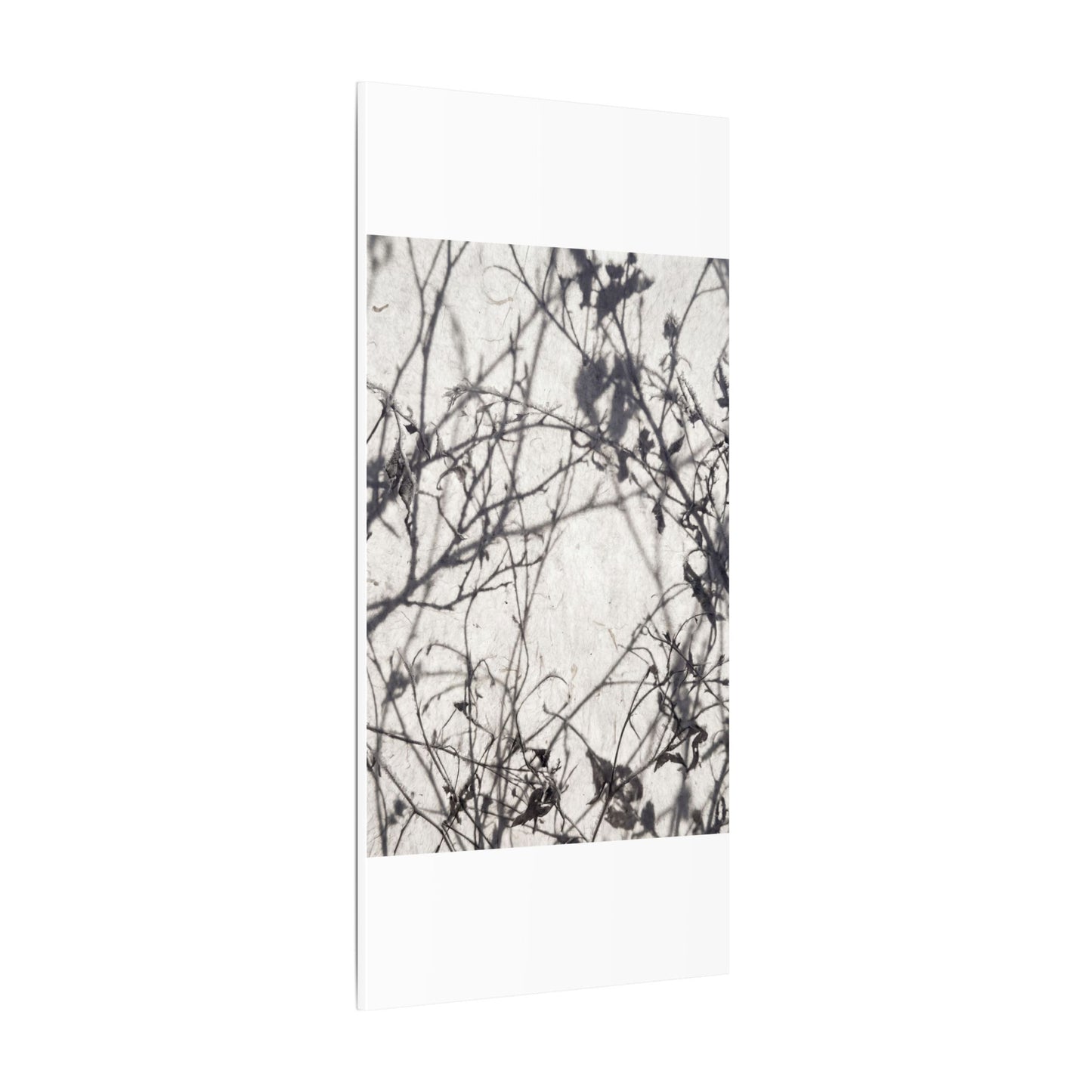 Winter Shadow Play Japanese Pattern Canvas Art | Elegant Decor