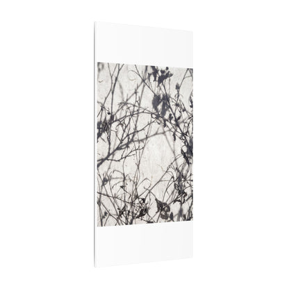 Winter Shadow Play Japanese Pattern Canvas Art | Elegant Decor