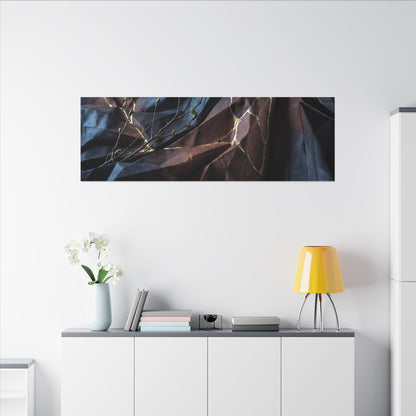 Paper Fold Broken Beauty Canvas Art | Philosophical Kintsugi Art