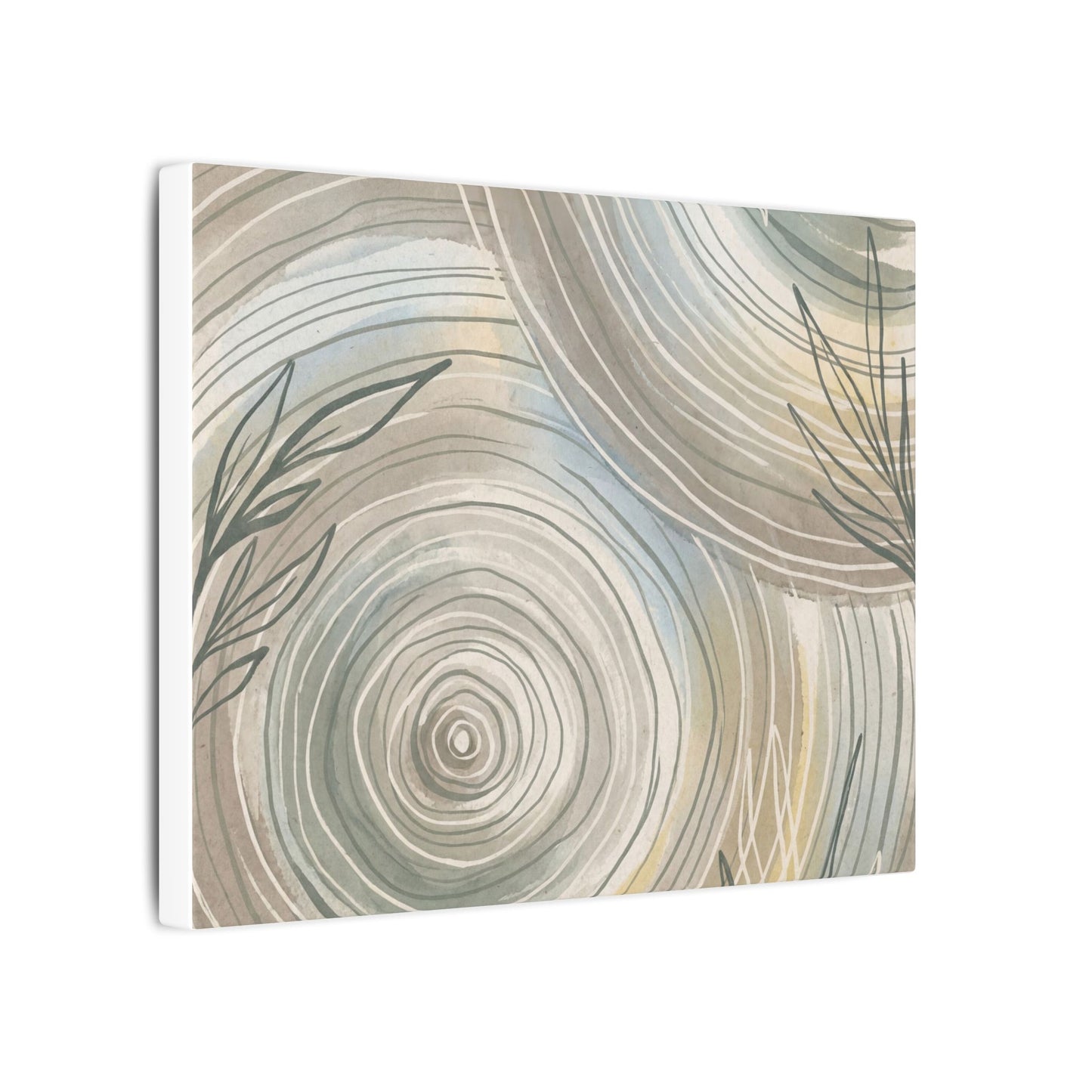 Kanso Water Ripple Canvas Art - Japandi Minimal Line
