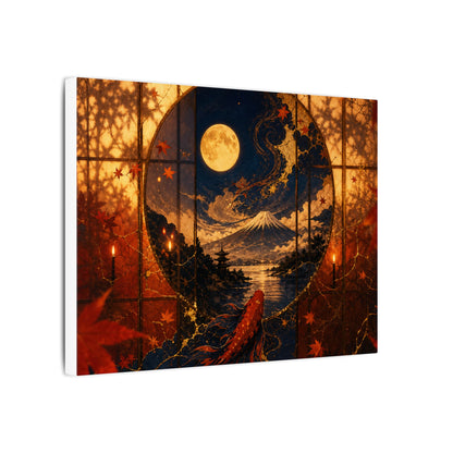 Beautiful Shoji Screen Canvas Art - Gold Vein Kintsugi