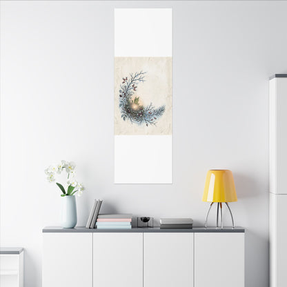 Winter Shoji Screen Forest Whimsy Canvas Art | Enchanting Decor
