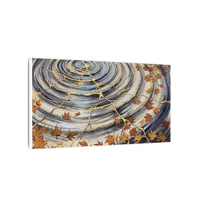 Moonlight Water Ripple Canvas Art - Kintsugi Fukinsei