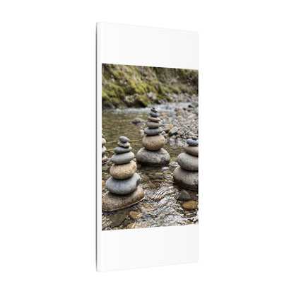 Bamboo Grove Winter Canvas Art | Zen Serene Design