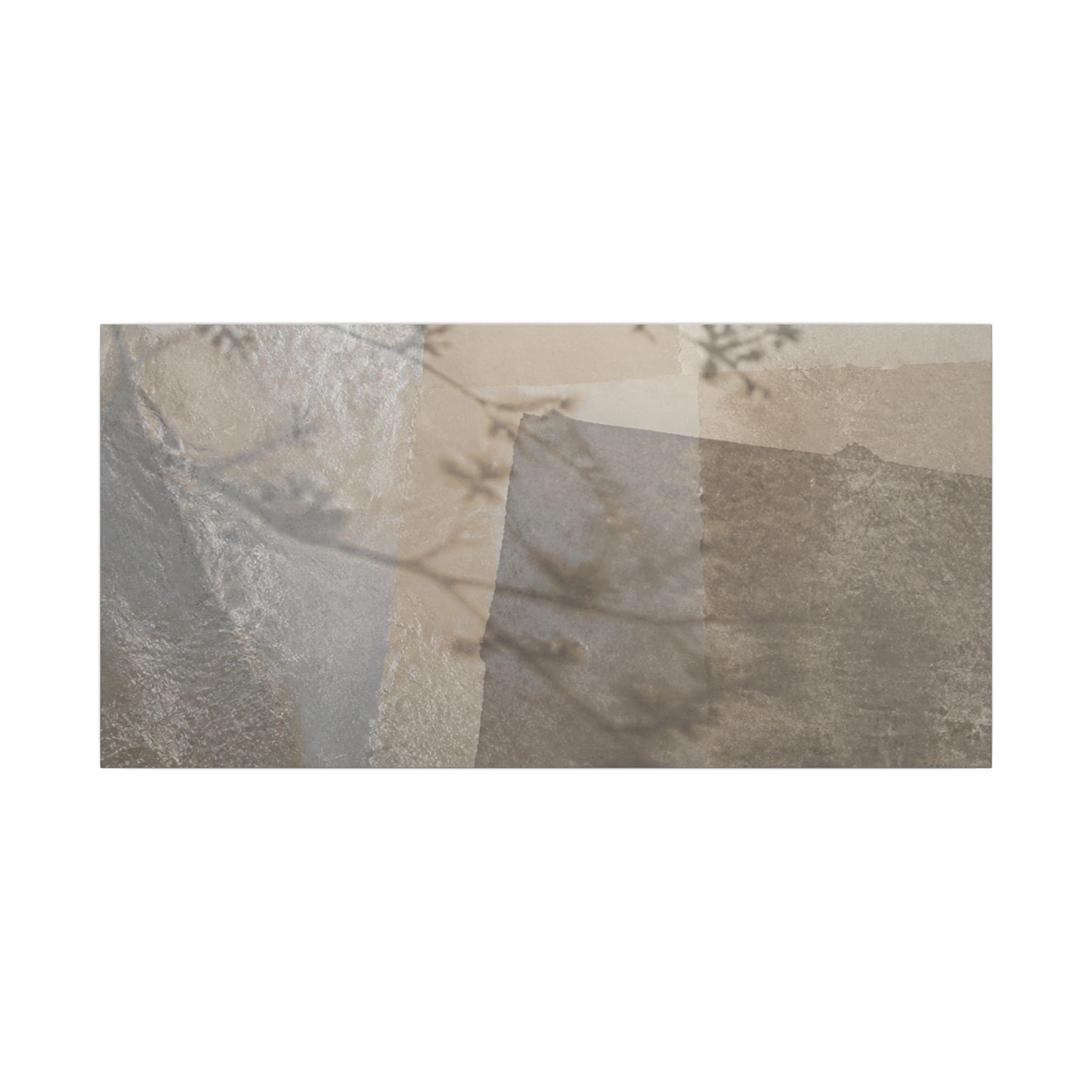 Neutral Shadow Play Canvas Art - Texture Japandi
