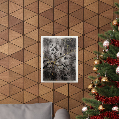 Cherry Blossom Summer Wall Art Print | Kintsugi Beautiful Design