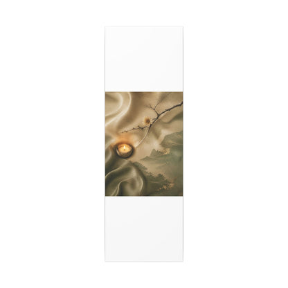 Silk Drape Japanese Pattern Canvas Art | Warm Japandi Art